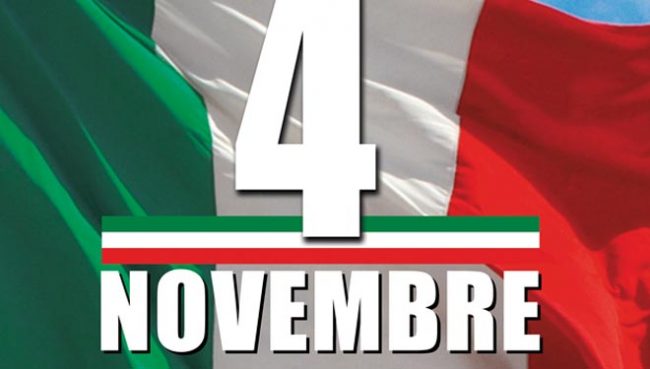 4 novembre 2018 Festa dell'unità Nazionale. Ricordando i nostri caduti