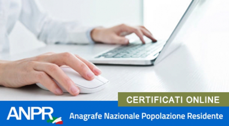 Certificati anagrafici on-line